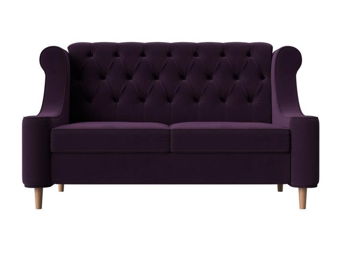 Прямой диван Бронкс фиолетового цвета - купить Прямые диваны по цене 41999.0