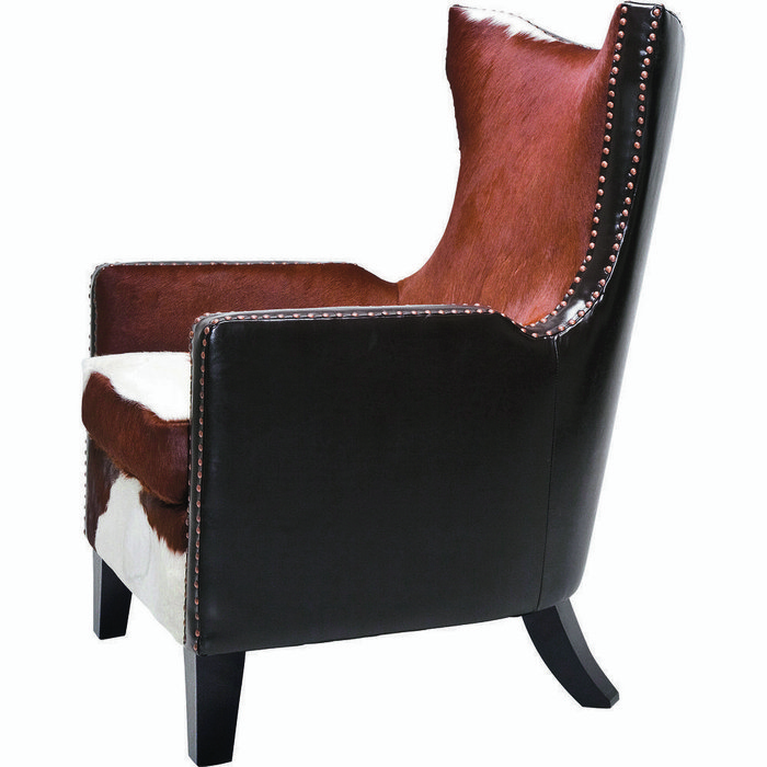 Кресло Denver с кожаной обивкой - лучшие Интерьерные кресла в INMYROOM