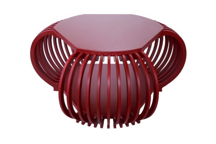 Столик Бастардо вишневого цвета - купить Садовые столы по цене 31600.0