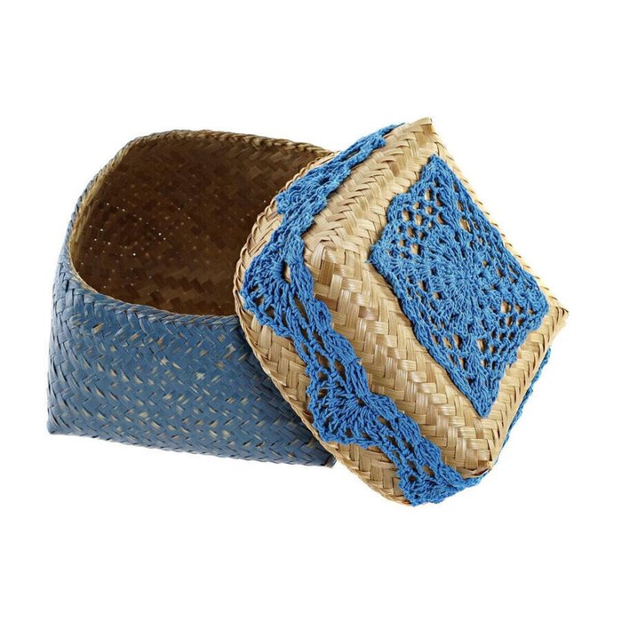 Шкатулки Набор корзин DKD Home Decor Хлопок Бамбук (22 x 27 x 27 cm) - купить Аксессуары для гостиной по цене 10852 Шкатулки Набор корзин DKD Home Decor Хлопок Бамбук (22 x 27 x 27 cm) - купить Аксессуары для гостиной по цене 10852