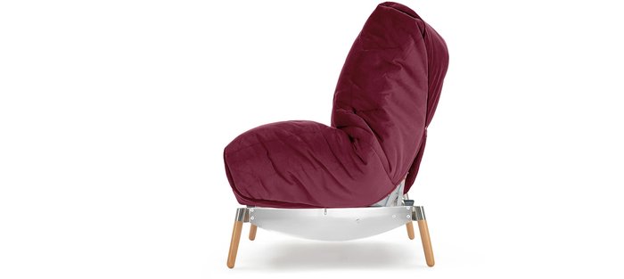  Кресло-кровать АРТЕС Аэро Хром красного цвета - лучшие Интерьерные кресла в INMYROOM