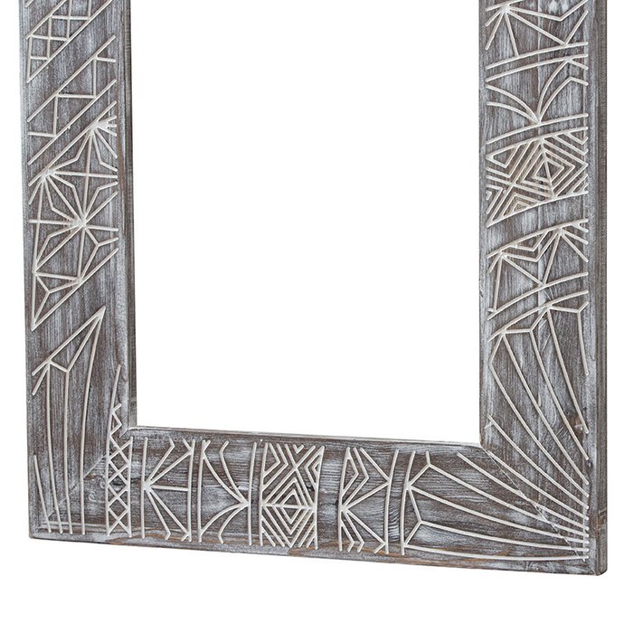 Настенное зеркало Grade Sepia в раме из массива сосны - лучшие Настенные зеркала в INMYROOM