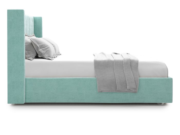 Кровать Premium Mellisa 2 160х200 бирюзового цвета с подъемным механизмом  - лучшие Кровати для спальни в INMYROOM
