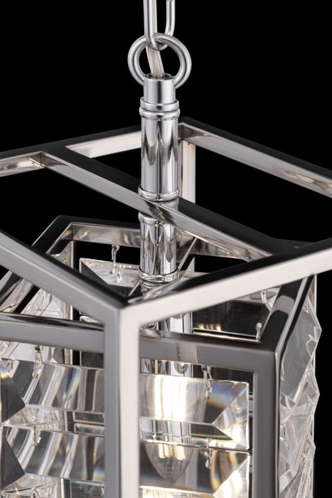 Подвесной светильник Tening из хромированного металла - лучшие Подвесные светильники в INMYROOM