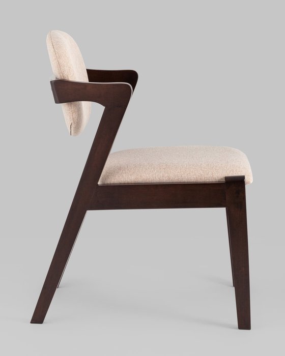 Набор из двух стульев Viva бежево-коричневого цвета - лучшие Обеденные стулья в INMYROOM