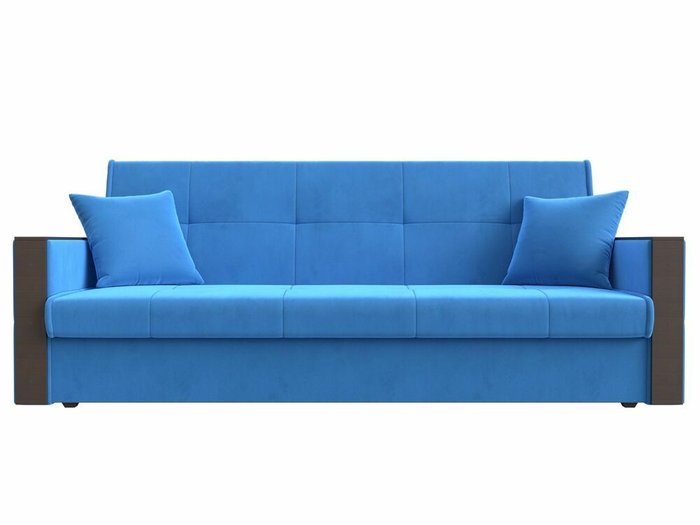 Диван-кровать Валенсия голубого цвета - купить Прямые диваны по цене 28999.0