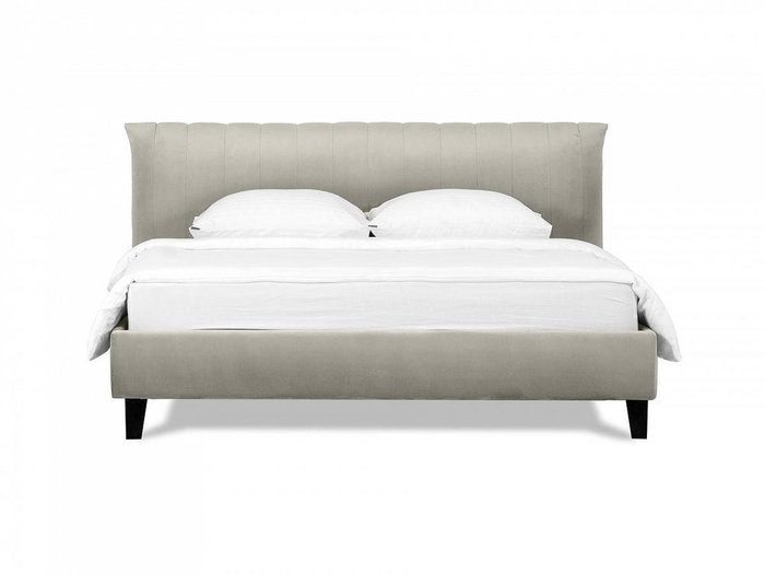 Кровать Queen Anastasia L 160х200 светло-серого цвета - купить Кровати для спальни по цене 59760.0