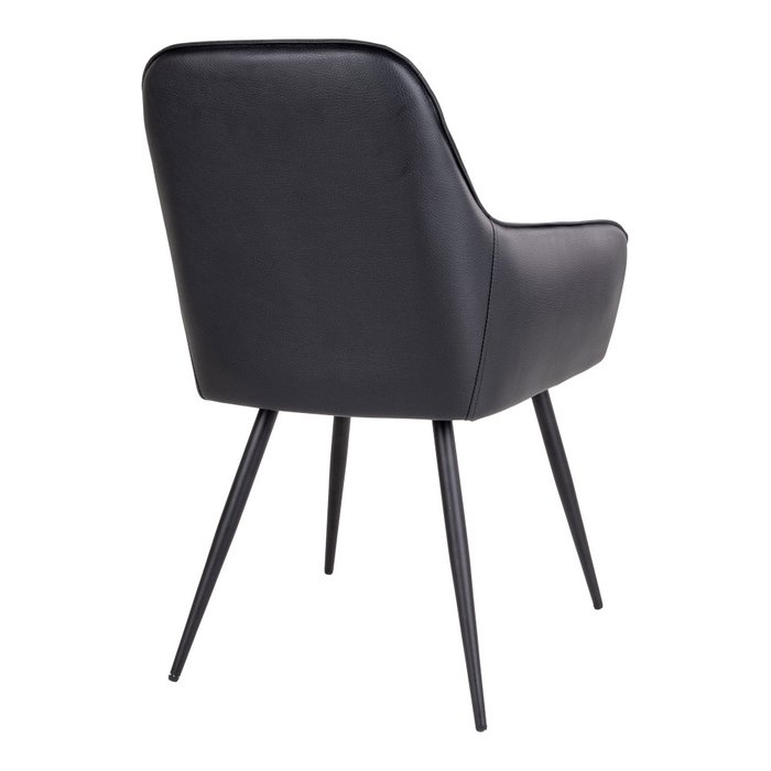 Стул с подлокотником Harbo черного цвета - лучшие Обеденные стулья в INMYROOM