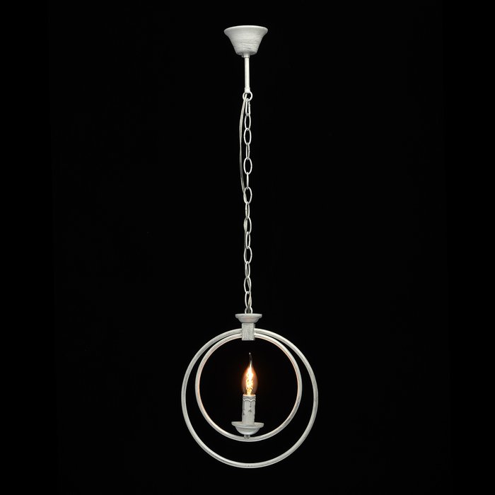 Подвесной светильник Свеча белого цвета - купить Подвесные светильники по цене 1780.0