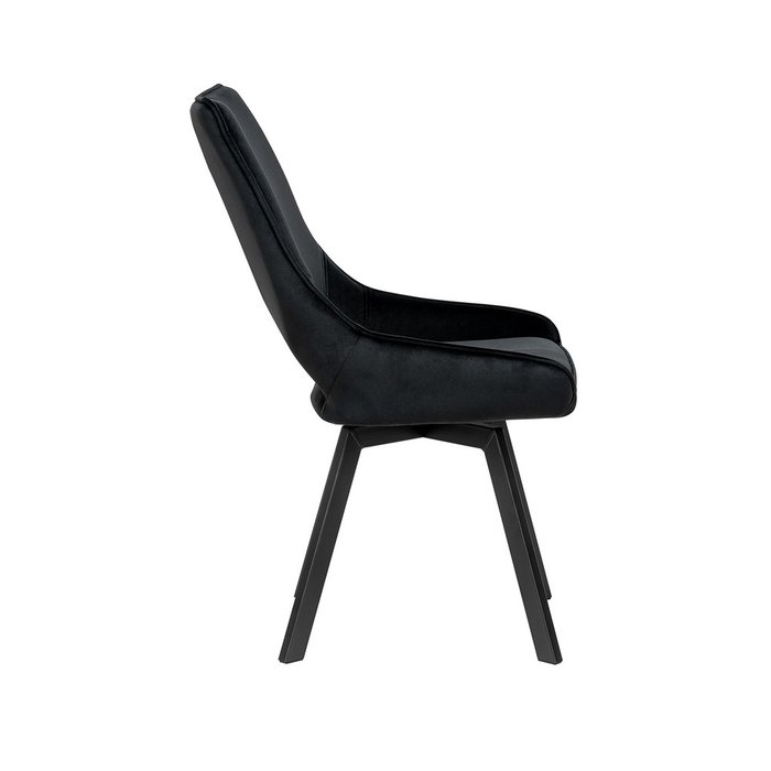 Стул вращающийся Галвес черного цвета - лучшие Обеденные стулья в INMYROOM