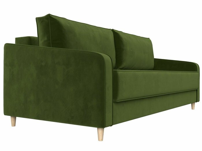 Прямой диван-кровать Варшава темно-зеленого цвета - лучшие Прямые диваны в INMYROOM