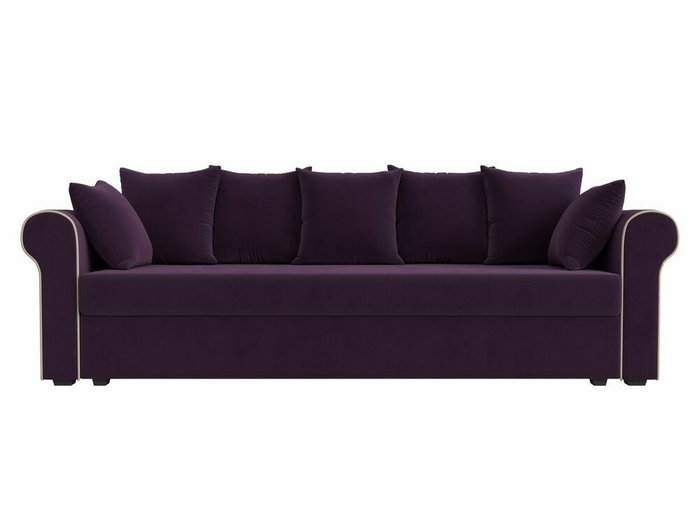 Прямой диван-кровать Рейн фиолетового цвета - купить Прямые диваны по цене 30999.0