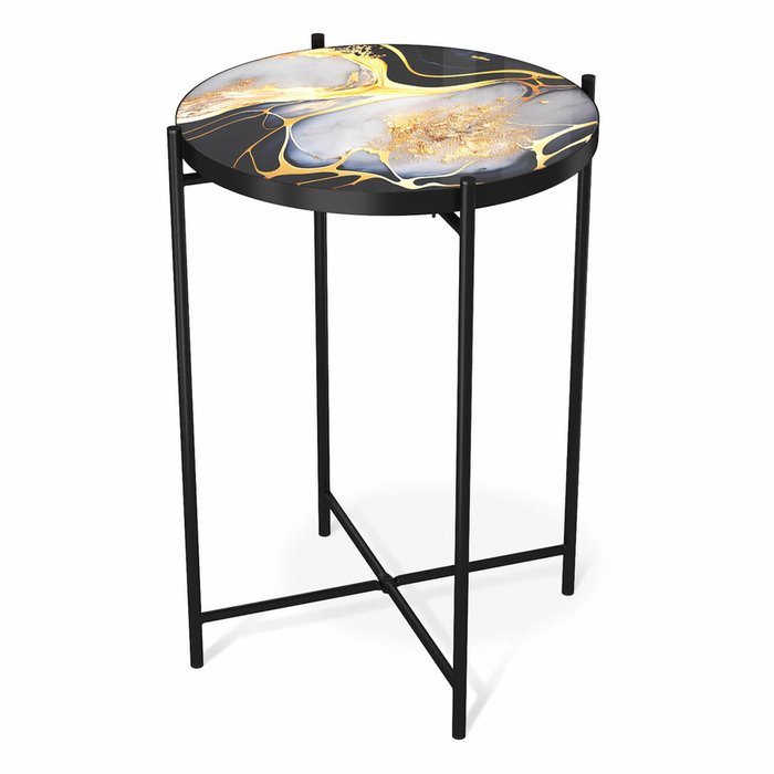 Столик кофейный Cosmic золотого цвета - купить Кофейные столики по цене 7090.0