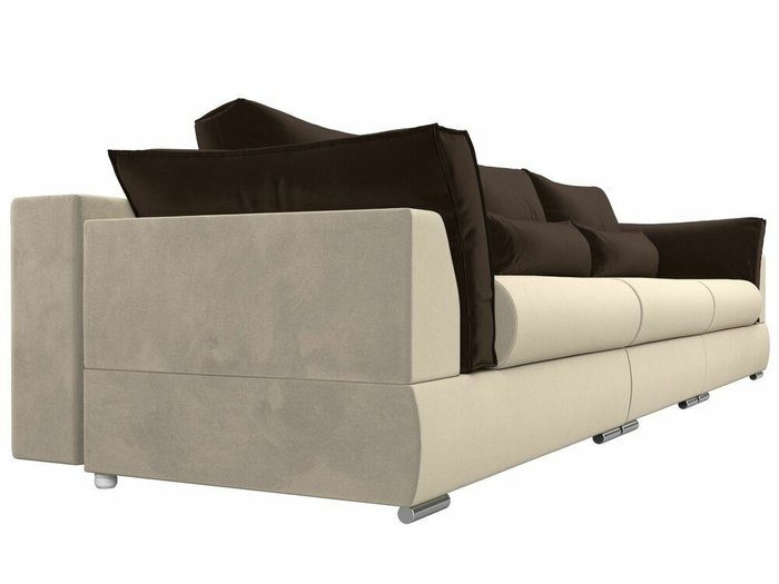 Прямой диван-кровать Пекин Long бежево-коричневого цвета - лучшие Прямые диваны в INMYROOM