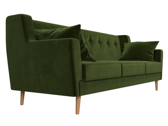 Диван Брайтон зеленого цвета - лучшие Прямые диваны в INMYROOM
