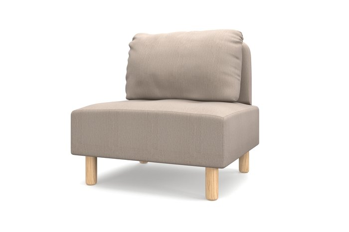 Кресло Свельд бежевого цвета - купить Интерьерные кресла по цене 16990.0