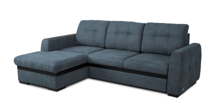 Угловой модульный диван-кровать Айдер темно-серого цвета - купить Угловые диваны по цене 123914.0