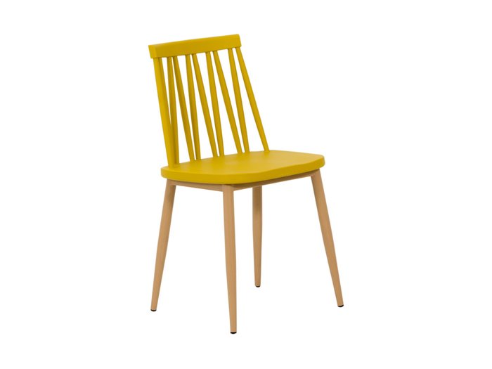 Стул Zig Zag желтого цвета - купить Обеденные стулья по цене 3690.0