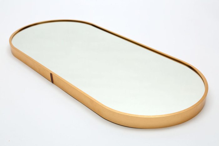 Настенное зеркало Quadro 40х90 в металлической раме - купить Настенные зеркала по цене 9590.0