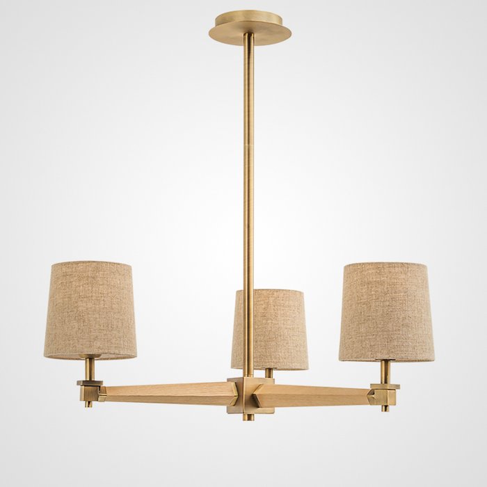Люстра Jorgenson D70 Beige/Light wood