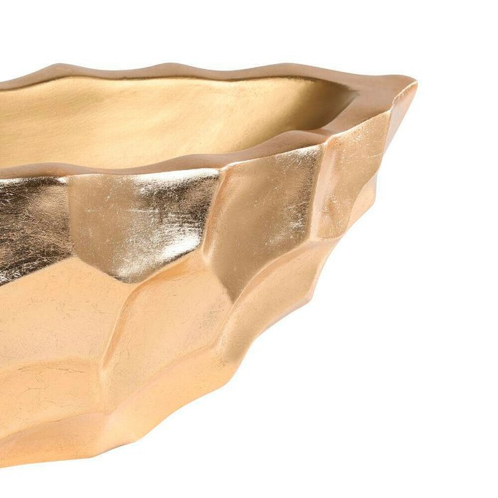 Декоративная чаша Abbeylara золотого цвета - лучшие Аксессуары для кухни в INMYROOM