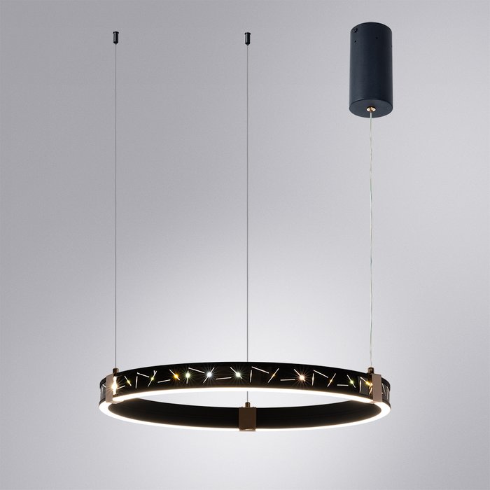 Подвесная люстра Arte Lamp SHINE A2222SP-1BK - купить Подвесные люстры по цене 10960.0