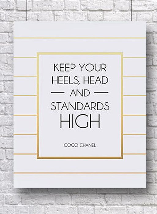 Постер "Keep your heels" А3 - купить Картины по цене 2000