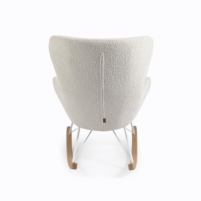 Кресло-качалка Vania белого цвета - лучшие Интерьерные кресла в INMYROOM