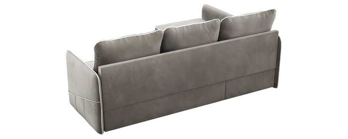 Угловой диван-кровать Слим левый темно-серого цвета - лучшие Угловые диваны в INMYROOM