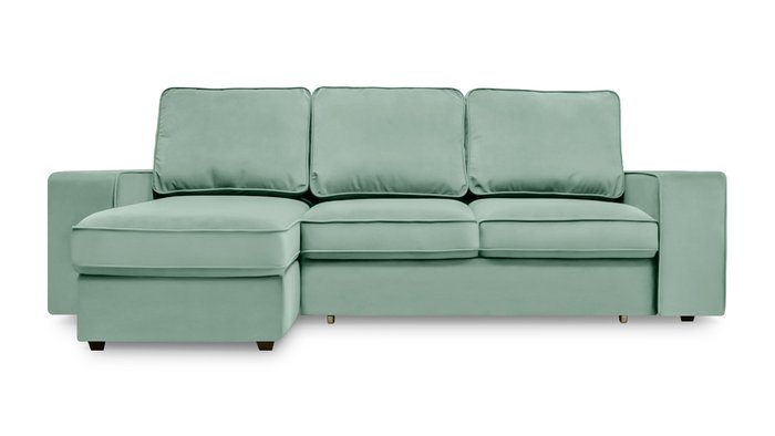 Угловой диван-кровать Монако мятного цвета - купить Угловые диваны по цене 91500.0