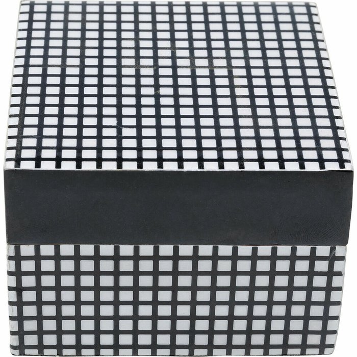 Шкатулка Squares черно-белого цвета - купить Шкатулки по цене 1730.0