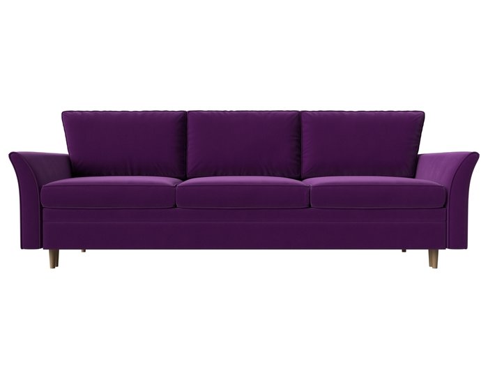 Прямой диван-кровать София фиолетового цвета - купить Прямые диваны по цене 54999.0