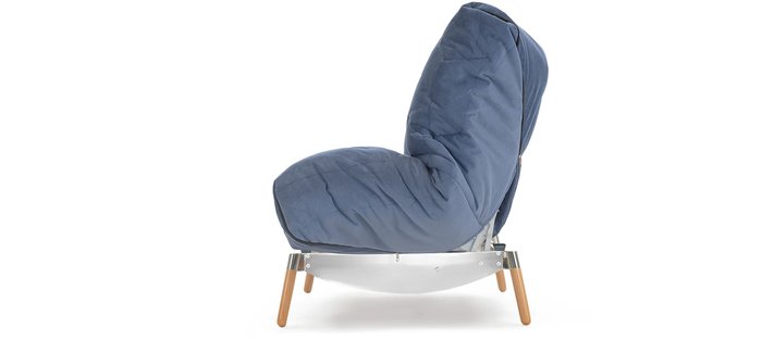  Кресло-кровать АРТЕС Аэро Хром синего цвета - лучшие Интерьерные кресла в INMYROOM