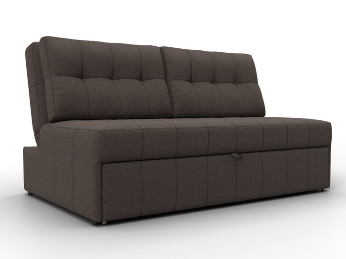 Диван-кровать Лига-107 S коричневого цвета