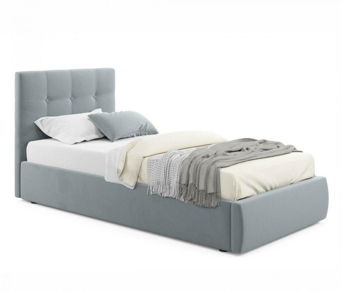 Кровать Selesta 90х200 серого цвета