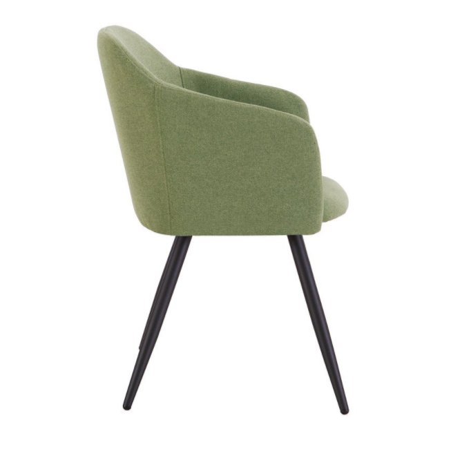 Стул Уолтер с обивкой из ткани зеленого цвета - купить Обеденные стулья по цене 10300.0