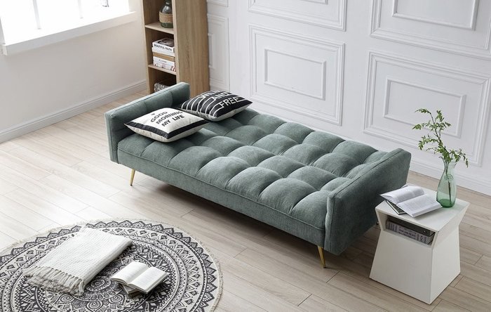 Диван-кровать Madrid зеленого цвета - купить Прямые диваны по цене 47029.0