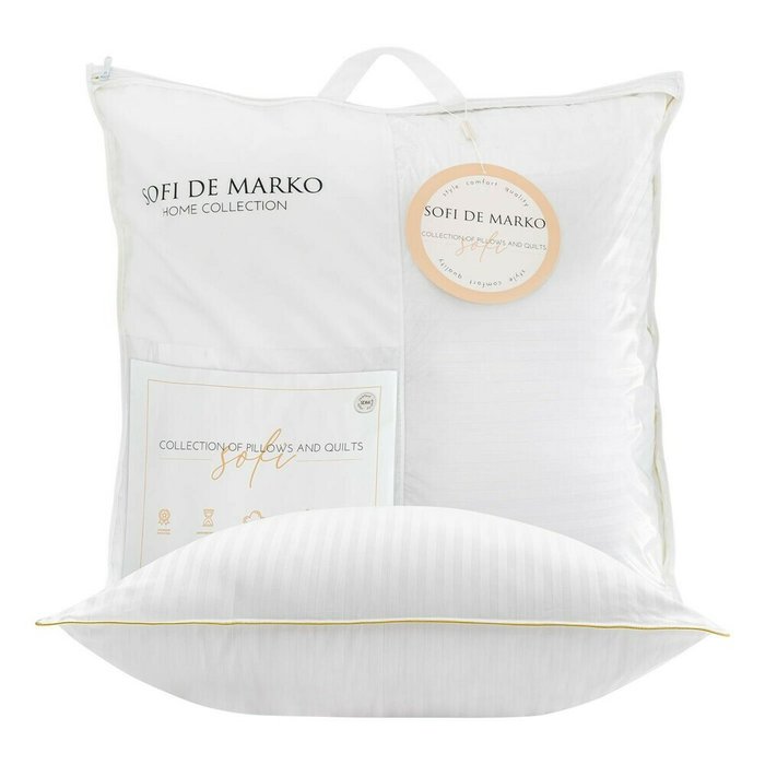 Подушка Sofi 70х70 белого цвета - лучшие Подушки для сна в INMYROOM