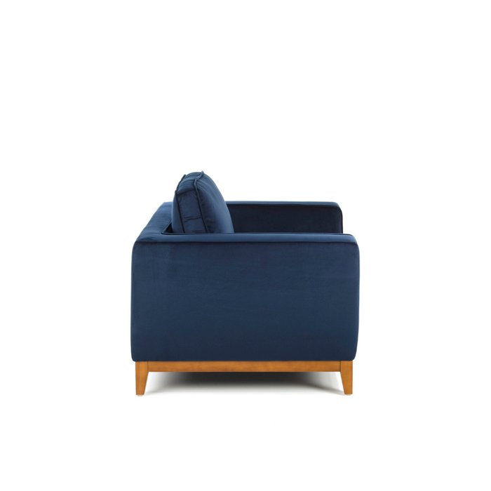 Диван двухместный синего цвета - лучшие Прямые диваны в INMYROOM
