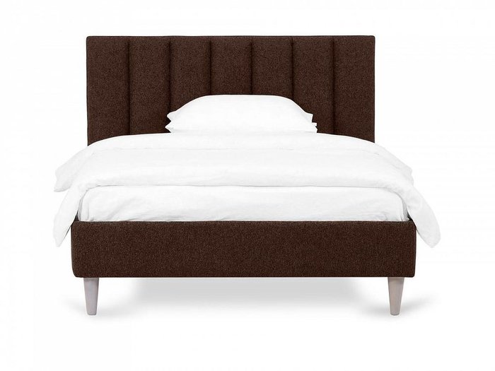 Кровать Prince Louis L 120х200 темно-коричневого цвета  - лучшие Кровати для спальни в INMYROOM