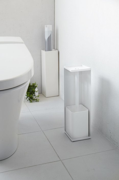 Подставка для бумаги Tower белого цвета - лучшие Держатели для туалетной бумаги в INMYROOM
