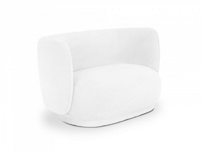 Диван Lucca белого цвета  - купить Прямые диваны по цене 58230.0