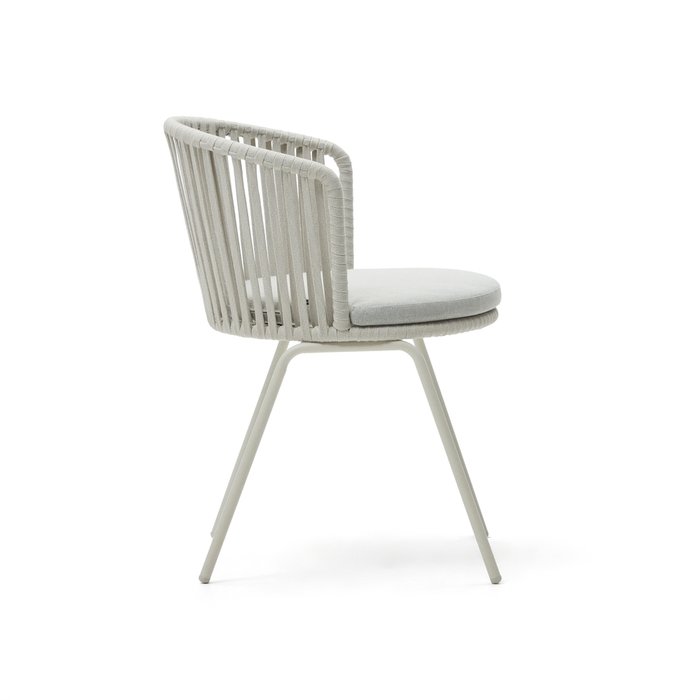 Садовый стул Saconca светло-серого цвета - купить Садовые стулья по цене 33990.0
