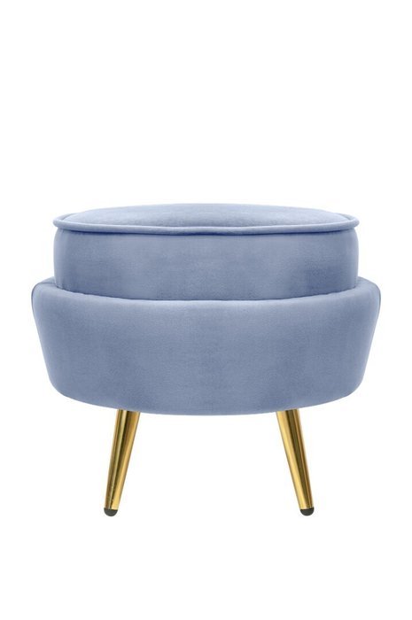 Пуф Pearl Adorn голубого цвета - купить Пуфы по цене 8500