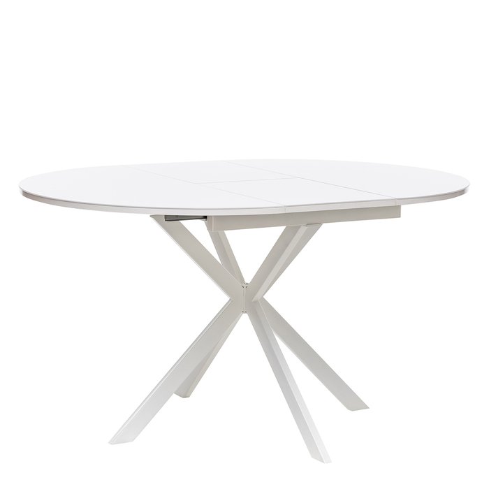 Стол обеденный раздвижной Капри белого цвета - лучшие Обеденные столы в INMYROOM