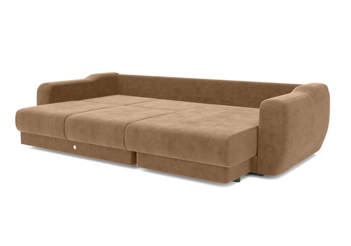 Угловой диван-кровать коричневого цвета - лучшие Угловые диваны в INMYROOM