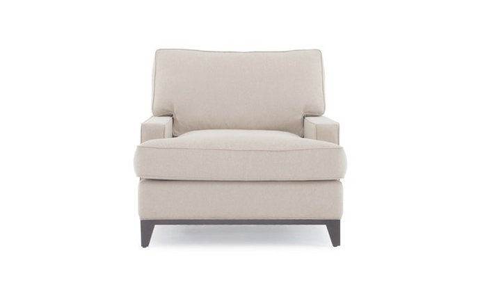 Кресло светло-серого цвета - купить Интерьерные кресла по цене 59000.0