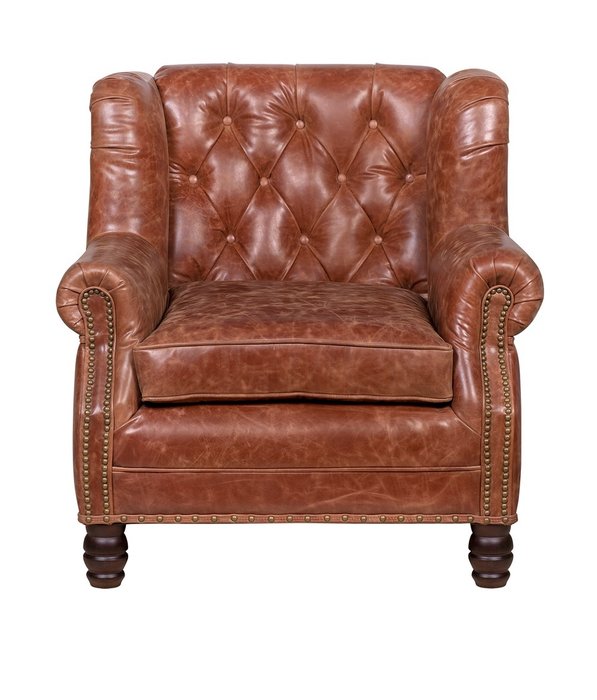 Кожаные кресла Кресло из натуральной кожи Marrone - купить Интерьерные кресла по цене 130000.0