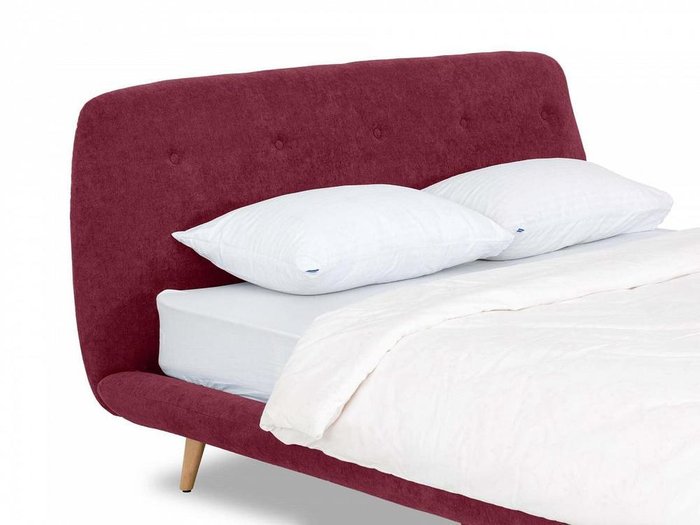 Кровать Loa красного цвета 160x200 - лучшие Кровати для спальни в INMYROOM