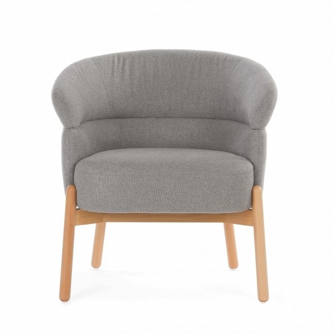 Стул Wally Wood серого цвета - лучшие Обеденные стулья в INMYROOM
